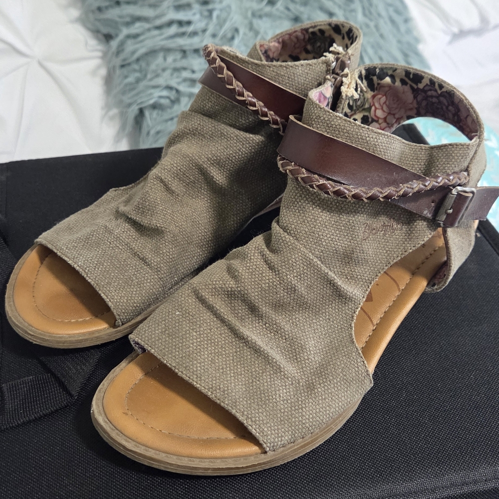 Blowfish Tan and Brown Women's Sandals